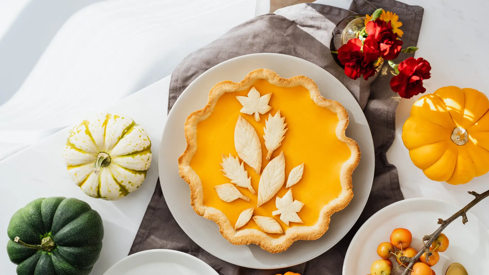 Calabaza y productos de otoño