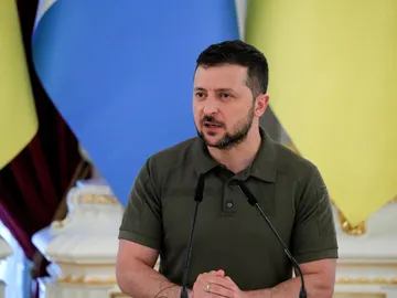 Volodímir Zelenski, presidente de Ucrania Volodímir Zelenski, presidente de Ucrania