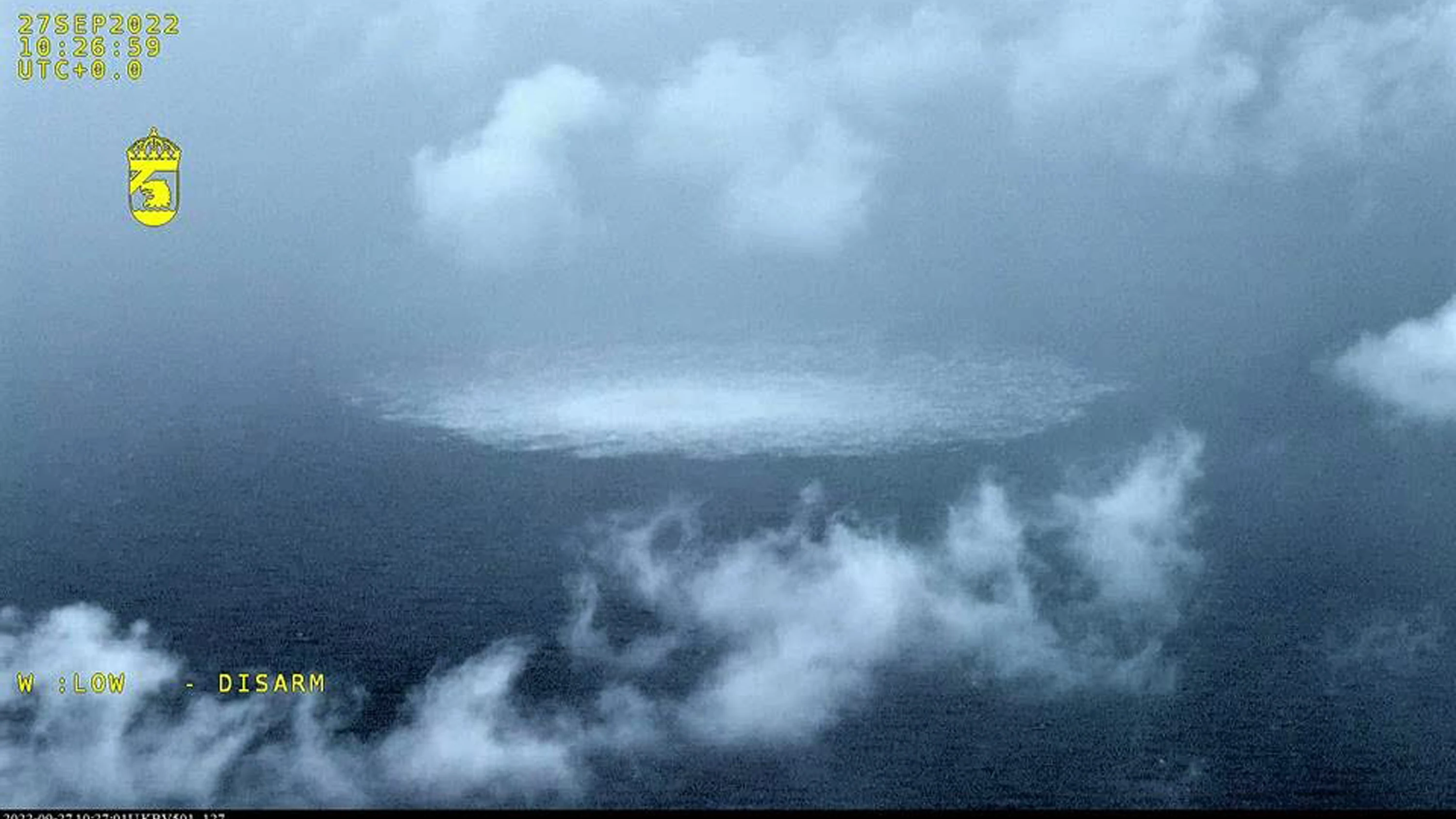 Imagen de la fuga de gas de Nord Stream Imagen de la fuga de gas de Nord Stream