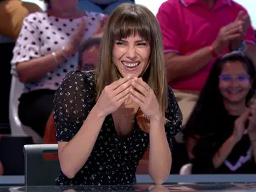El lapsus de Aura Garrido en el ‘Una de Cuatro’: “Esa respuesta no estaba entre las opciones” El lapsus de Aura Garrido en el ‘Una de Cuatro’: “Esa respuesta no estaba entre las opciones”