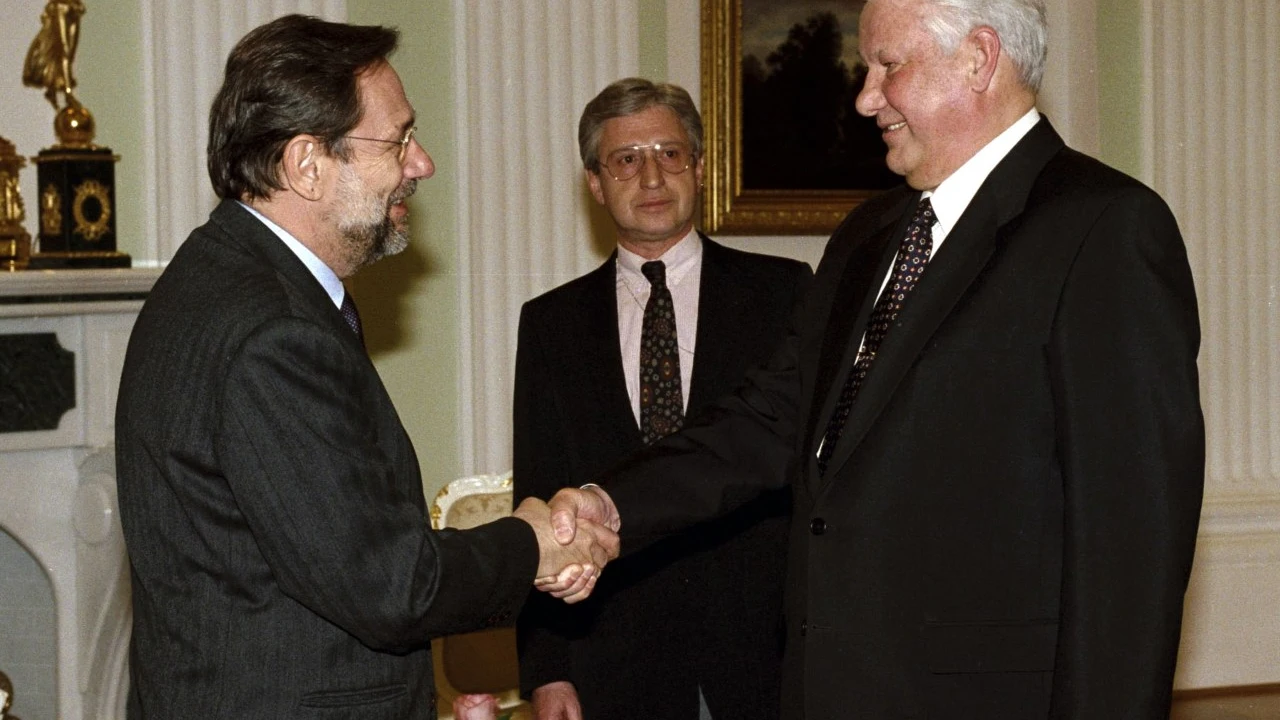 Boris Yeltsin, primer presidente ruso elegido democr&aacute;ticamente