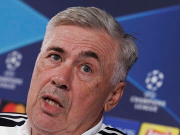 Carlo Ancelotti, en rueda de prensa