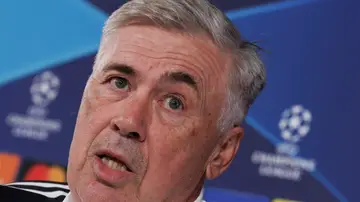 Carlo Ancelotti, en rueda de prensa Carlo Ancelotti, en rueda de prensa