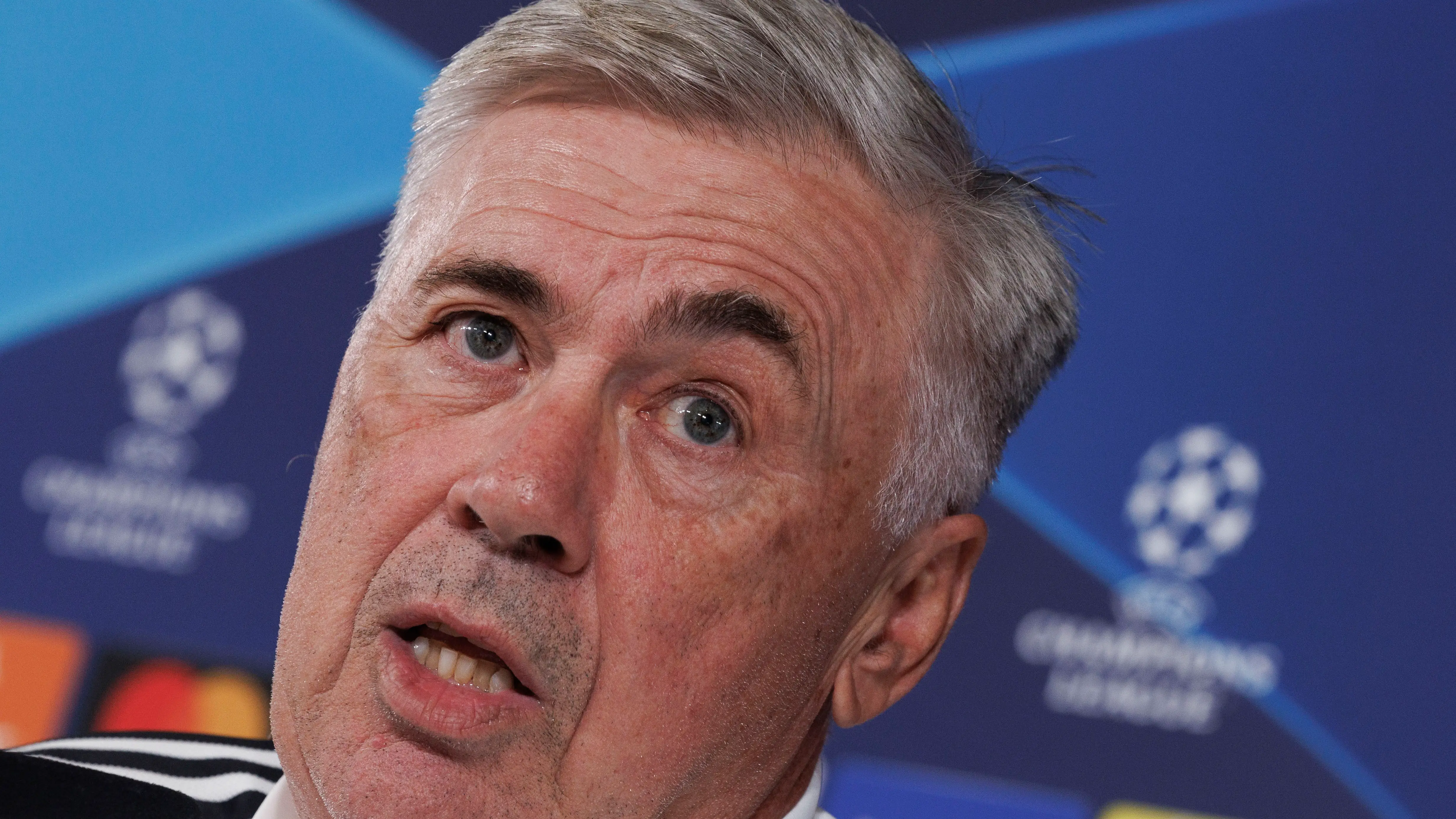 Carlo Ancelotti, en rueda de prensa