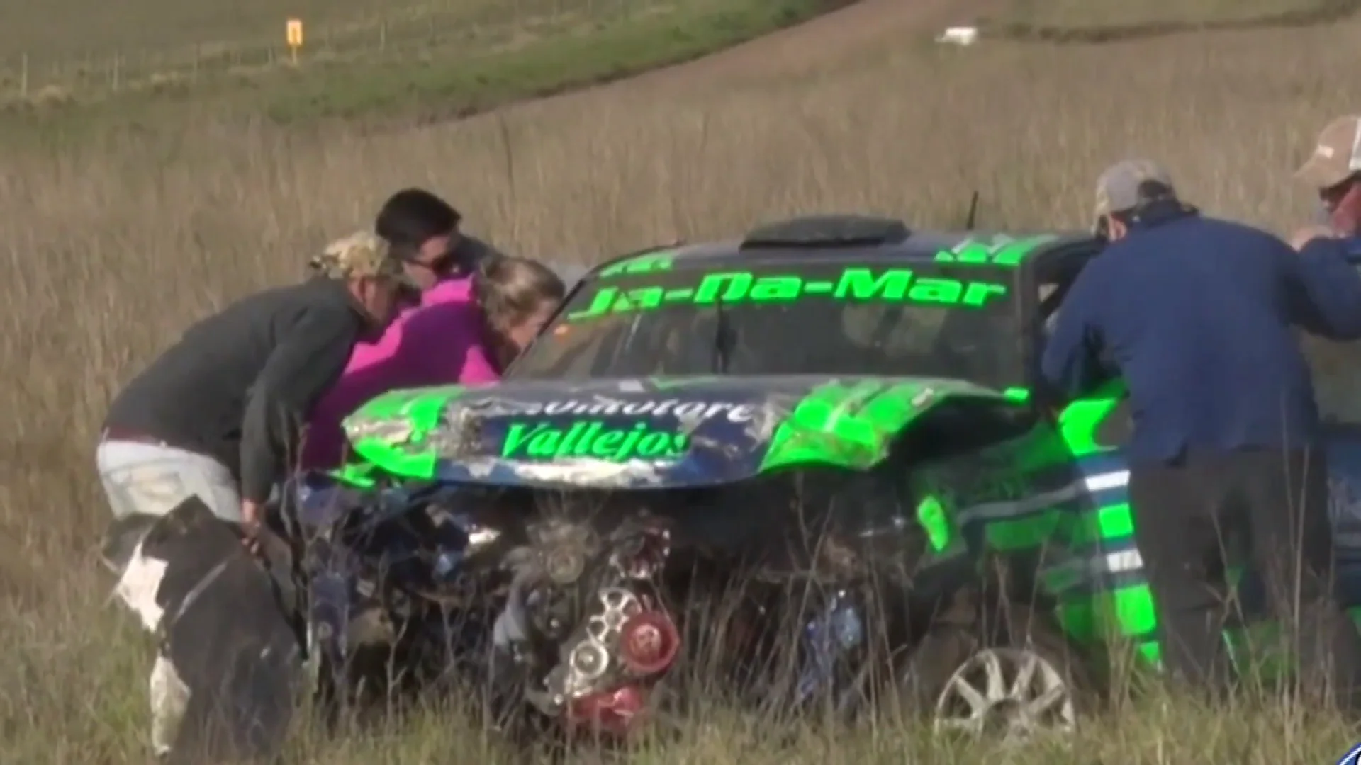 Accidente en el Rally argentino Rally