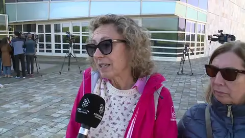 Cristina, madre de una de las víctimas del accidente del Alvia Cristina, madre de una de las víctimas del accidente del Alvia