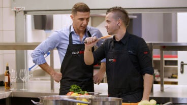 La receta de Joaqu&iacute;n: Lentejas estofadas con cangrejos a la brasa