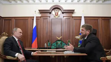 Vladimir Putin y Ramzán Kadírov