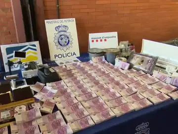 Los 4.350.000 euros encontrados por la Policía carecían aún de los dispositivos de seguridad
