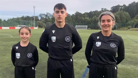 Fabio Crespo, Adriana Gámez y Luján Crespo, familia y trío arbitral Fabio Crespo, Adriana Gámez y Luján Crespo, familia y trío arbitral