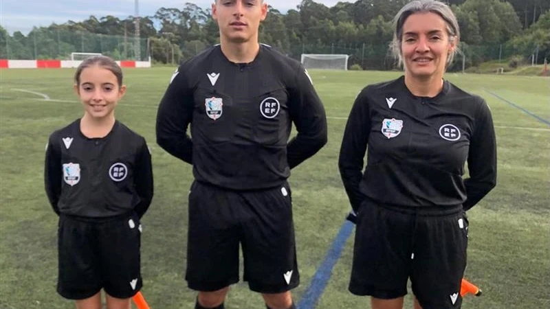 Fabio Crespo, Adriana Gámez y Luján Crespo, familia y trío arbitral Fabio Crespo, Adriana Gámez y Luján Crespo, familia y trío arbitral