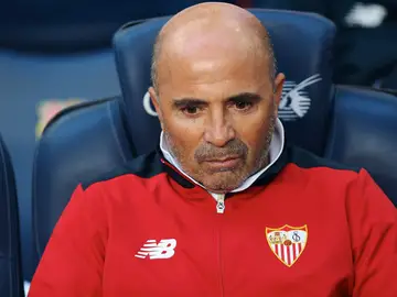 El argentino Jorge Sampaoli, durante su anterior etapa al frente del Sevilla El argentino Jorge Sampaoli, durante su anterior etapa al frente del Sevilla