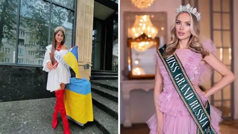 Imagen de la candidata ucraniana y rusa en Miss Grand International Imagen de la candidata ucraniana y rusa en Miss Grand International