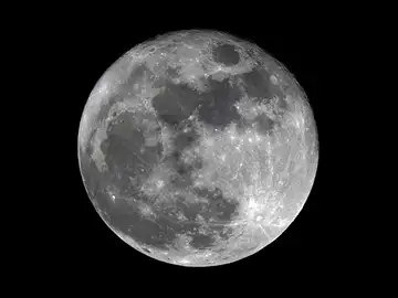 Imagen de archivo de la Luna Imagen de archivo de la Luna
