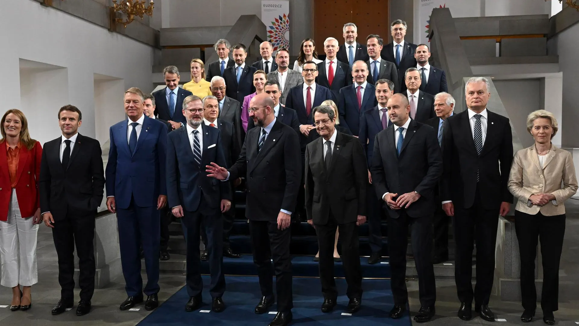 Reuni&oacute;n l&iacute;deres europeos en la cumbre de Praga