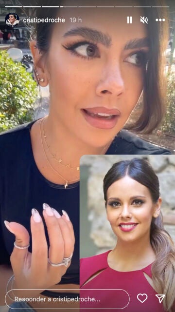 Cristina Pedroche muestra el antes y el después de sus cejas