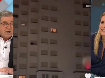 Rifirrafe en el plató. Rifirrafe en el plató.