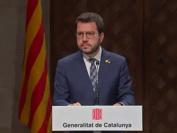 Pere Aragonés comparece tras la salida de Junts Pere Aragonés comparece tras la salida de Junts