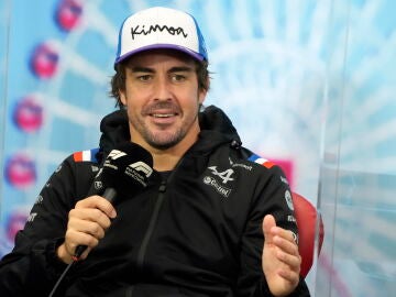 Fernando Alonso, en la previa del GP de Japón en Suzuka