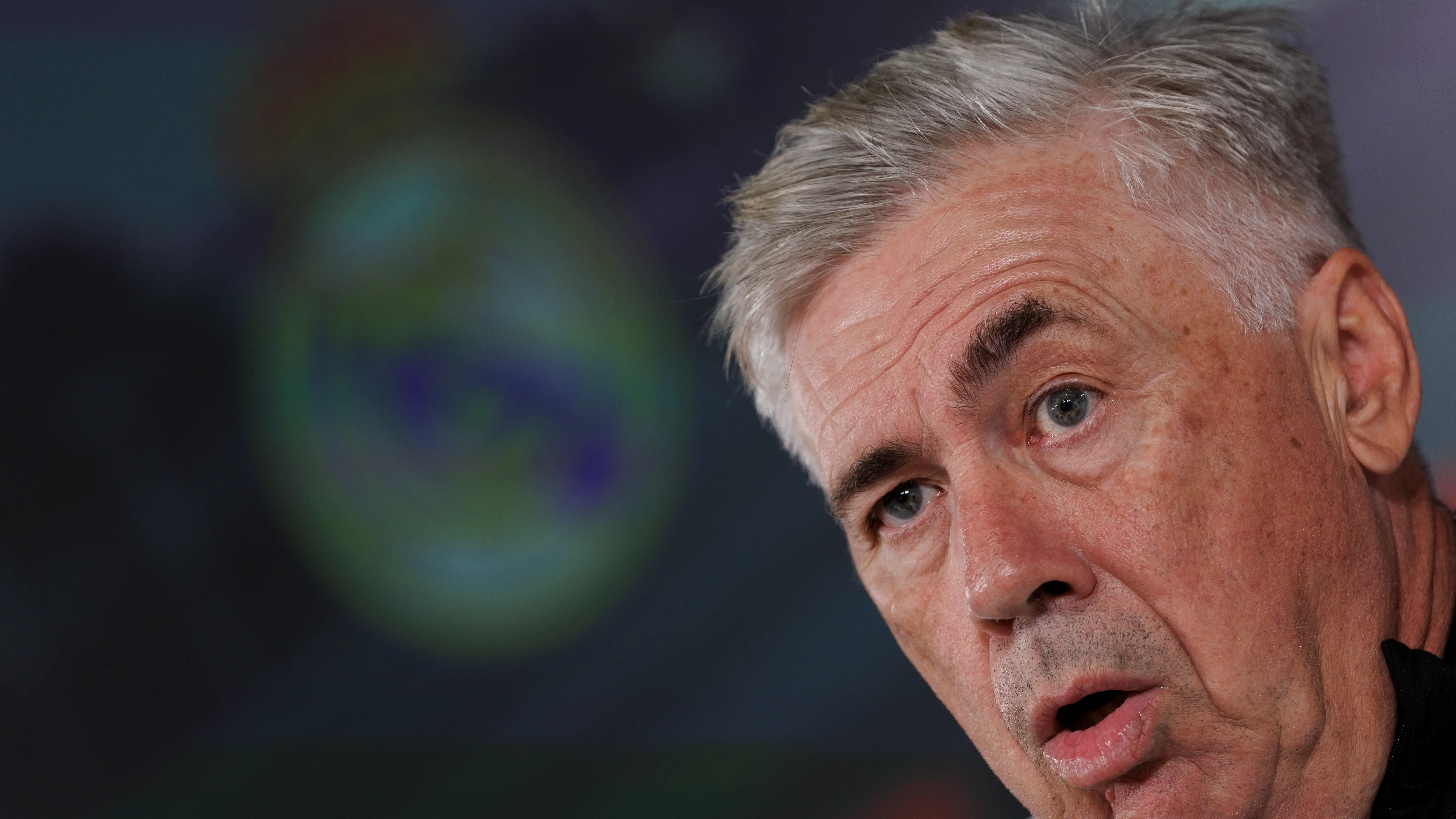 El entrenador del Real Madrid, Carlo Ancelotti, en rueda de prensa El entrenador del Real Madrid, Carlo Ancelotti, en rueda de prensa