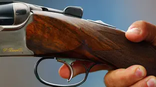 Un rifle de caza Un rifle de caza