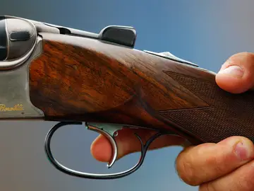 Un rifle de caza Un rifle de caza