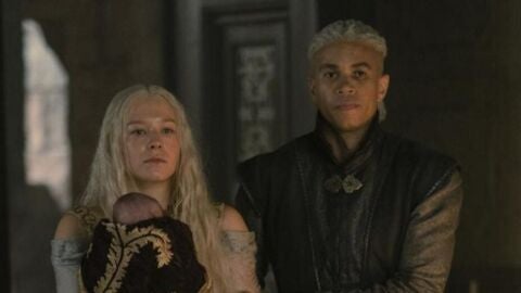 Rhaenyra y Laenor en 'La Casa del Dragón'