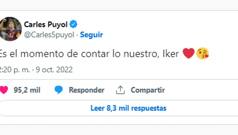 Carles Puyol Twitter