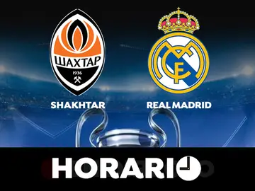 Shakhtar Donetsk - Real Madrid: Horario y dónde ver el partido de la Champions League en directo Shakhtar Donetsk - Real Madrid: Horario y dónde ver el partido de la Champions League en directo