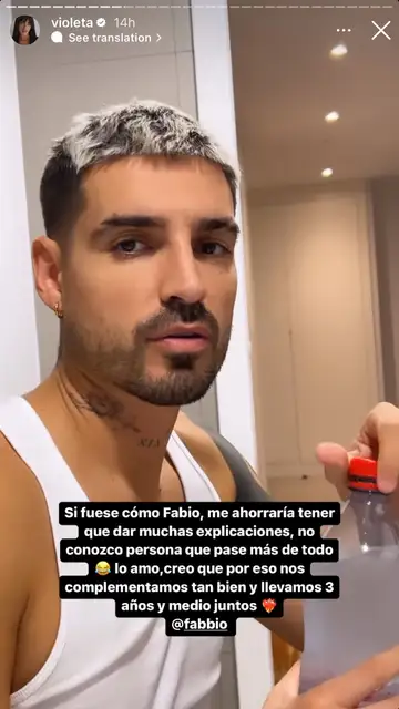 Violeta Mangriñán revela uno de los motivos por los que se complementa tan bien con Fabio Colloricchio Violeta Mangriñán revela uno de los motivos por los que se complementa tan bien con Fabio Colloricchio