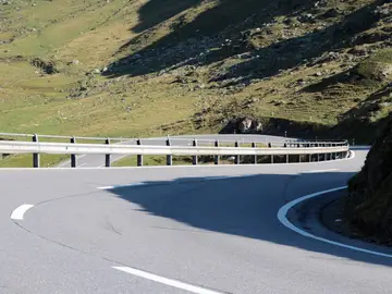 Quitamiedos en una carretera Quitamiedos en una carretera