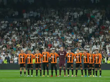 El Shakhtar Donetsk en su visita al Santiago Bernabéu El Shakhtar Donetsk en su visita al Santiago Bernabéu