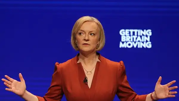 La primera ministra de Reino Unido, Liz Truss