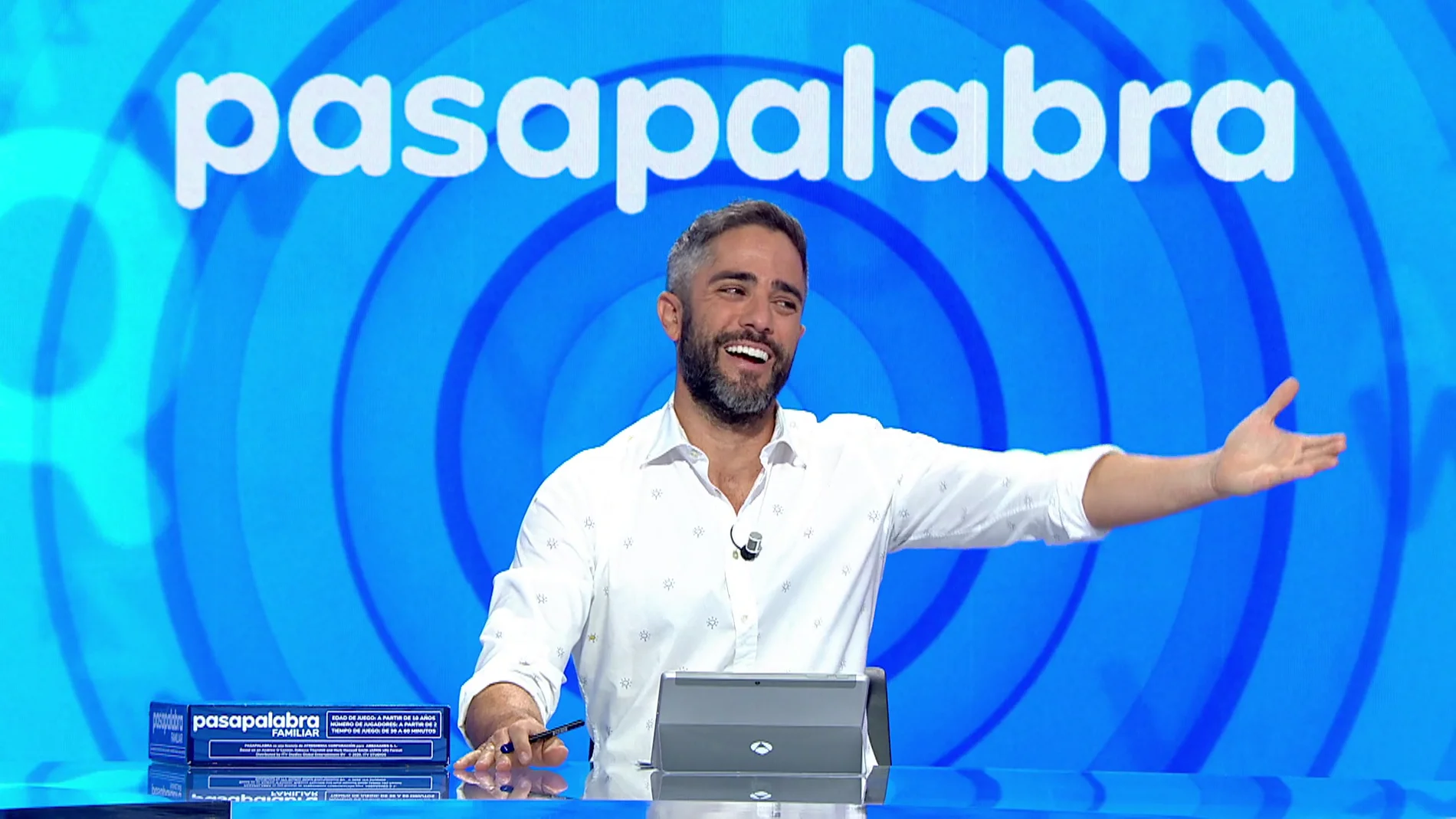 Sonsoles Ónega, Miguel Lago, Pepa Rus y Daniel Caverzaschi, invitados de 'Pasapalabra' del
