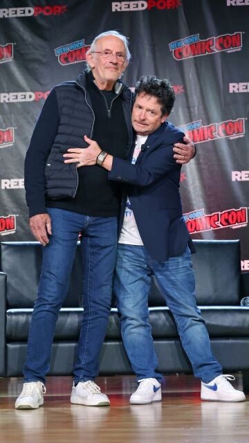 Christopher Lloyd y Michael J. Fox
