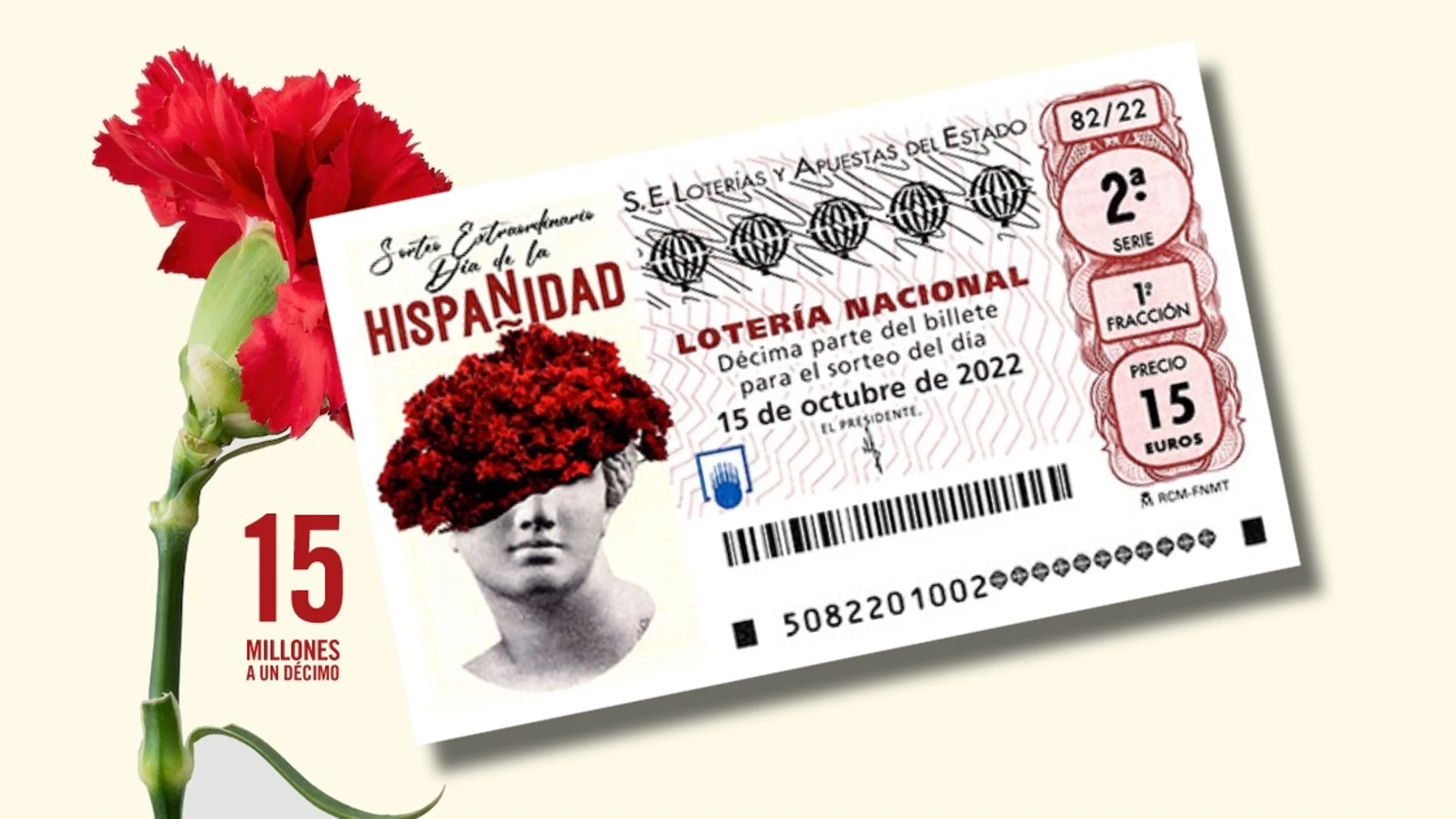 El 15 de octubre se celebra el Sorteo Extraordinario del Día de la Hispanidad 2022 de la Lotería Nacional 