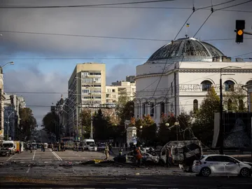 Explosiones en Kiev Explosiones en Kiev