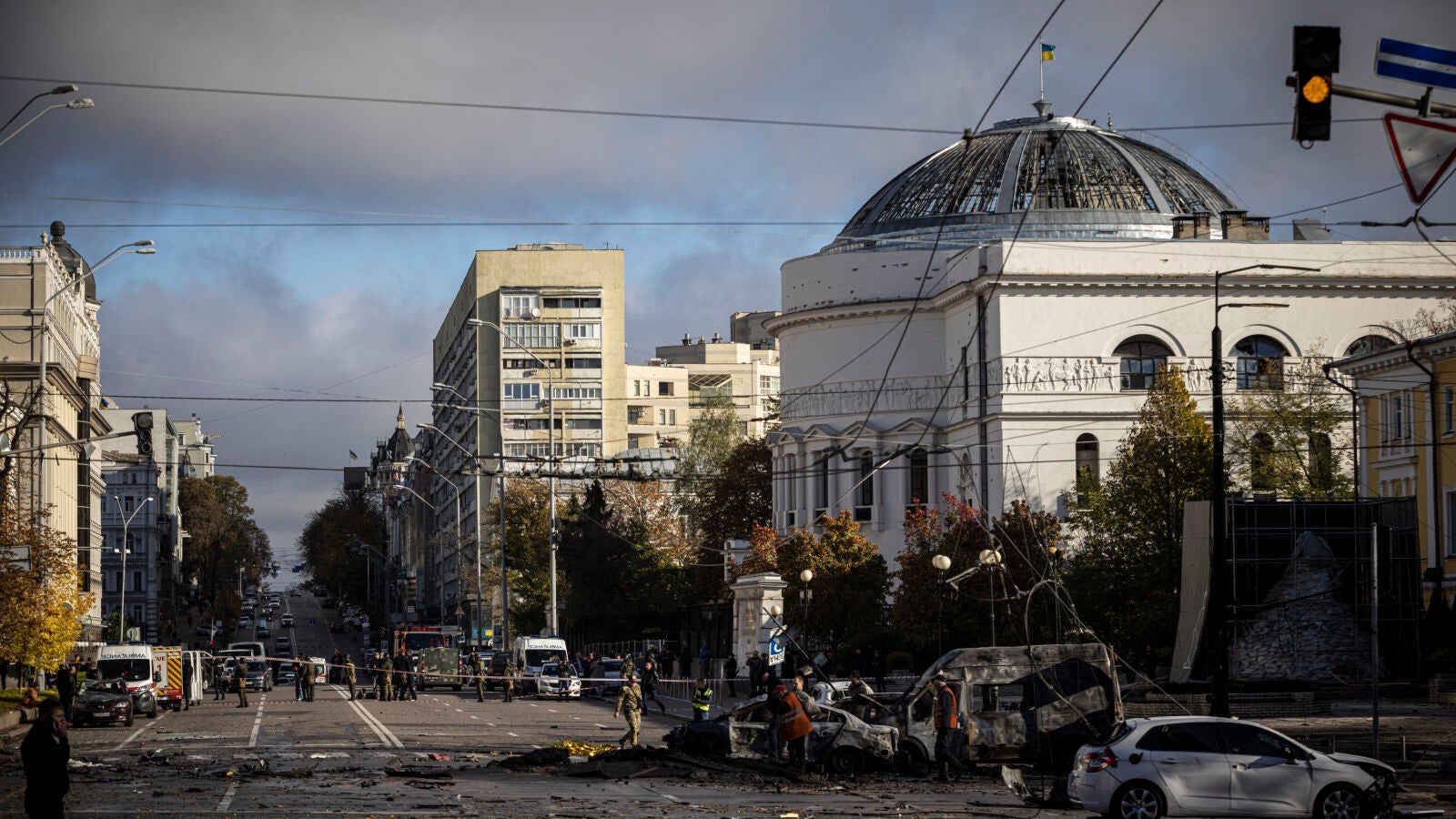 El testimonio de Olena, testigo del bombardeo en Kiev: 