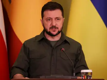 Zelenski envía un mensaje a la población ucraniana tras el ataque a Kiev Zelenski envía un mensaje a la población ucraniana tras el ataque a Kiev