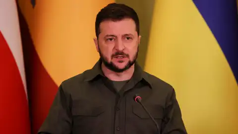 Zelenski envía un mensaje a la población ucraniana tras el ataque a Kiev Zelenski envía un mensaje a la población ucraniana tras el ataque a Kiev