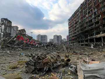 Bombardeo en Kiev Bombardeo en Kiev