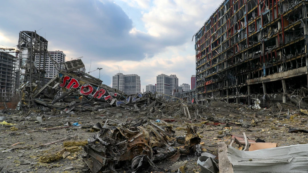 Bombardeo en Kiev Bombardeo en Kiev