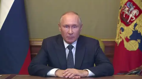 El presidente de Rusia, Vladímir Putin El presidente de Rusia, Vladímir Putin