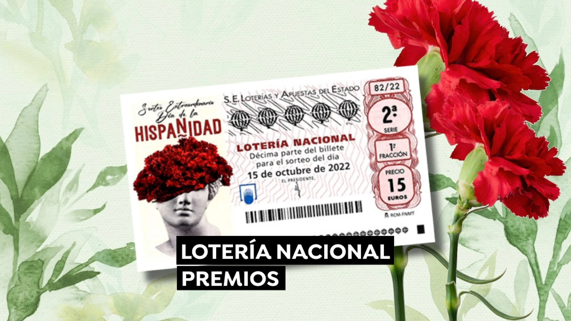 Todos los premios que puedes ganar en el Sorteo Extraordinario del Día de la Hispanidad de la Lotería Nacional 