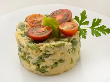 La receta de Arguiñano: ensalada de arroz y judías verdes al dente La receta de Arguiñano: ensalada de arroz y judías verdes al dente