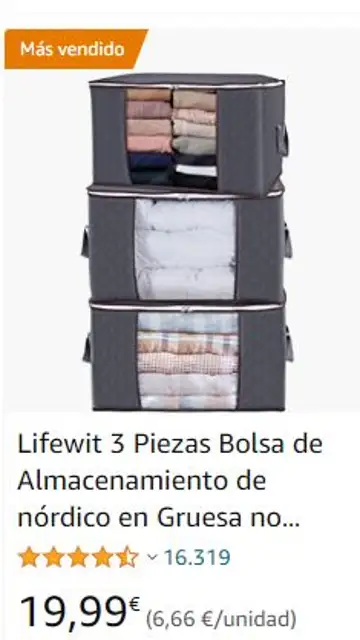 Bolsas de almacenamiento de Amazon Bolsas de almacenamiento de Amazon