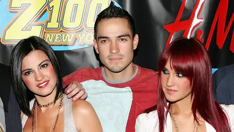 Maite Perroni, Poncho Herrera y Dulce María en RBD Maite Perroni, Poncho Herrera y Dulce María en RBD