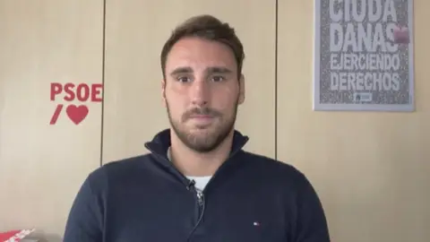 El waterpolista Víctor Gutiérrez en Espejo Público El waterpolista Víctor Gutiérrez en Espejo Público