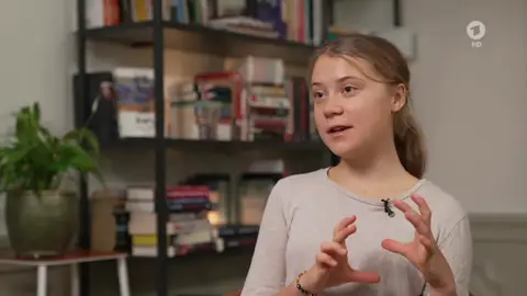 La activista Greta Thunberg La activista Greta Thunberg