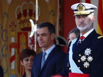 Pedro Sánchez y el Rey Felipe VI